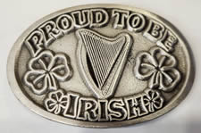 Proud to be Irish buckle